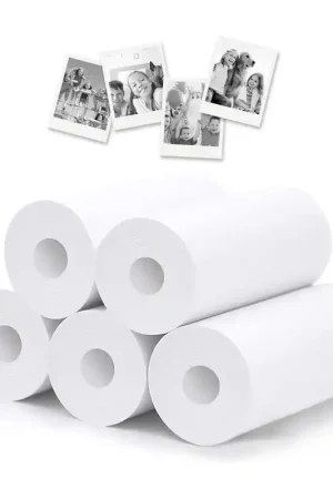 5 ROULEAUX PAPIER APPAREIL PHOTO ENFANT KIDPIC Promotion