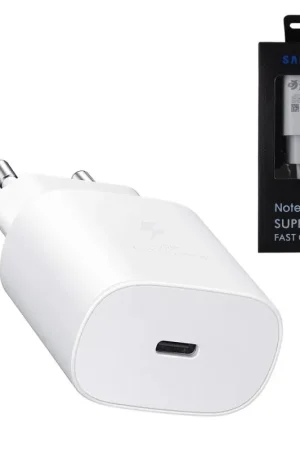 Prix Promo Chargeur secteur Samsung Ultra Rapide 25W - Blanc - USB C