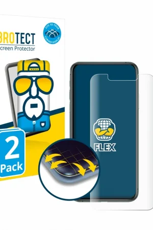 2 Pièces BROTECT Flex Full-Cover film de protection pour Apple iPhone 11 Pro Max Petit Prix