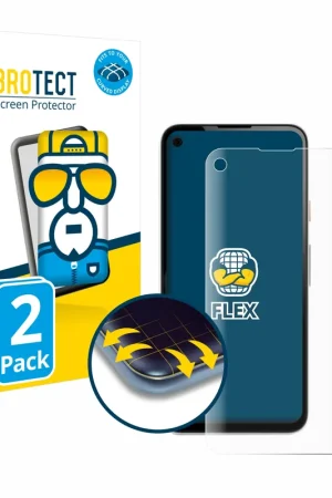 Soldes 2 Pièces BROTECT Flex Full-Cover film de protection pour Google Pixel 4a