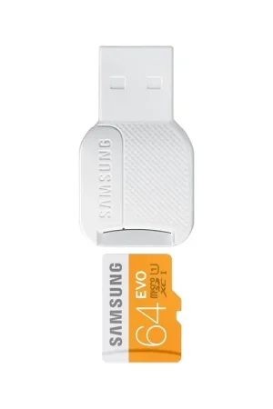 Prix Cassé Carte micro SD 64Go Samsung adaptateur USB