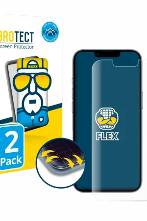 Nouvel Arrivage 2 Pièces BROTECT Flex Full-Cover film de protection pour Apple iPhone 13 Pro