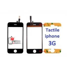 APPLE iPhone 3G Ecran vitre tactile et adhésif 3M Commande En Gros