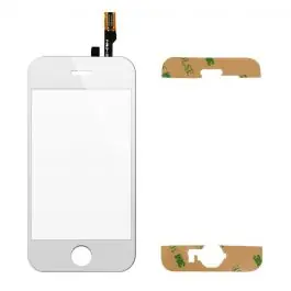 Vitre tactile avec Adhésif (3M) iPhone 3GS Blanc Acheter En Ligne