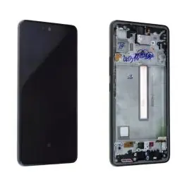 Super Prix Écran Samsung Galaxy A53 Noir + Châssis Origine démonté Occasion Grade A (PIEC)
