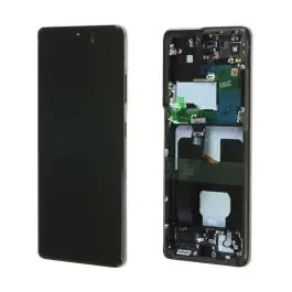 Expédié Aujourd’hui Écran Samsung Galaxy S21 Ultra Noir + Châssis Origine démonté Occasion Grade A (PIEC)