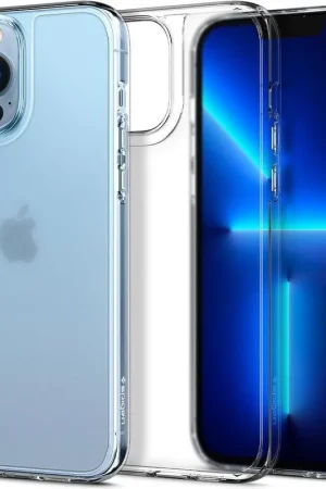 Coque quartz hybride Spigen pour iPhone 13 Pro Max (transparente) Achetez Aujourd’hui