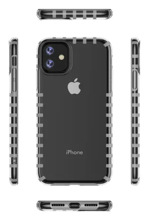 ShieldCase Coque rayée iPhone 11 (transparent) Bon Plan