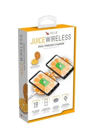 Bon Marché DOUBLE CHARGEUR INDUCTION ORANGE 10W
