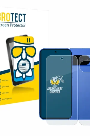 Dernier Modèle BROTECT AirGlass Matte Protection d'écran en verre mat pour Google Pixel 10 (Avant+Arrière)
