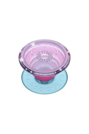 Remise Support PopGrip Glitter Translucide Adhésif Stand et Selfie Lavender