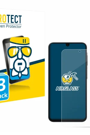 Retour Gratuit 3 Pièces BROTECT AirGlass Protection d'écran en verre pour Samsung Galaxy A17 4G