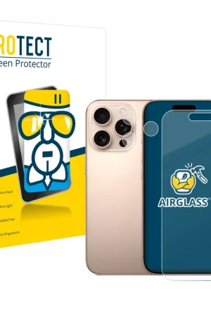 BROTECT AirGlass Protection d'écran en verre pour Apple iPhone 16 Pro (Avant+Caméra) Commander Maintenant