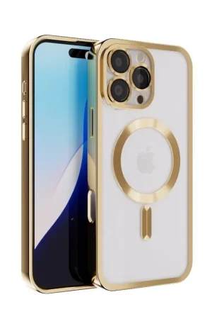 Meilleure Vente Coverzs Coque rigide iPhone 16 Pro avec protection appareil photo (dorée)