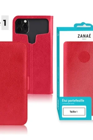 Seulement Aujourd’hui Étui portefeuille rouge universel taille 1