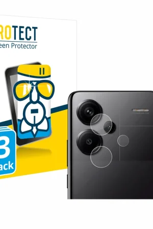 Prix Bas 3 Pièces BROTECT AirGlass Protection d'écran en verre pour Xiaomi Redmi Note 13 Pro+ 5G (Caméra UNIQUEMENT)