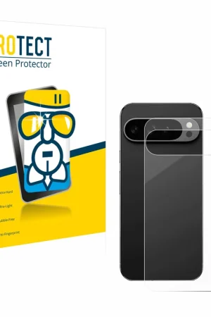 Satisfait Ou Remboursé BROTECT AirGlass Protection d'écran en verre pour Google Pixel 9 Pro XL (Arrière)