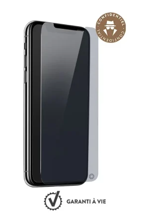 Haute Qualité Verre trempé pour iPhone XS Max / 11 Pro Max  - Force Glass fumé et kit de pose