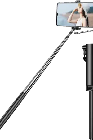 Mini perche à selfie filaire Noir Bigben Solde