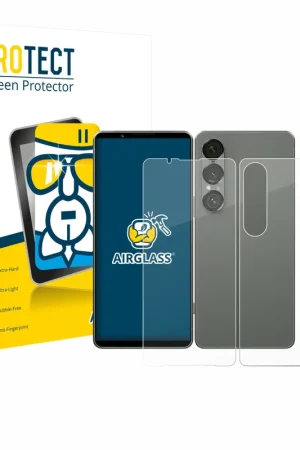 BROTECT AirGlass Protection d'écran en verre pour Sony Xperia 1 VII (Avant+Arrière) Nouvel Arrivage