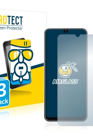 3 Pièces BROTECT AirGlass Protection d'écran en verre pour Samsung Galaxy M30s Marque