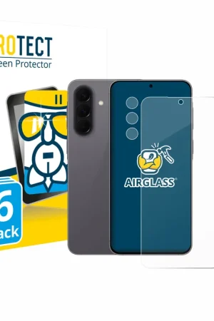 6 Pièces BROTECT AirGlass Protection d'écran en verre pour Samsung Galaxy A57 5G (Avant+Caméra) Promotion