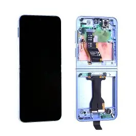 Dernière Chance Écran Samsung Galaxy Z Flip6 5G (F741B) Bleu + Châssis Origine GH82-35014C