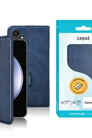 Promotion Saisonnière Étui Portefeuille Zanae Columbia Galaxy S23 FE Marine