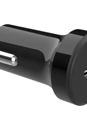 Bon Marché Chargeur voiture USB C PD 18W Power Delivery Noir Bigben