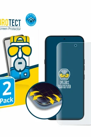 2 Pièces BROTECT Flex Matte Full-Cover Protection d'écran intégral mat pour Nothing Phone (4a) Pro Soldes