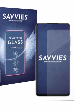 Satisfait Ou Remboursé 3 Pièces Savvies Clear Protection d'écran en verre trempé pour Samsung Galaxy A52s 5G