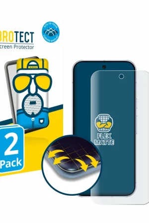 2 Pièces BROTECT Flex Matte Full-Cover Protection d'écran intégral mat pour Google Pixel 10 Pro Prix Cassé