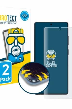 Haute Qualité 2 Pièces BROTECT Flex Matte Full-Cover Protection d'écran intégral mat pour Samsung Galaxy S25 Ultra