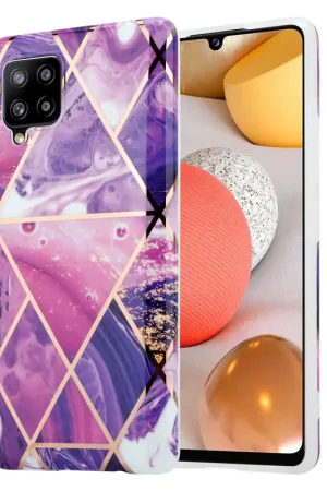 Seulement Aujourd’hui ShieldCase Coque Samsung A42 marbre (violet)