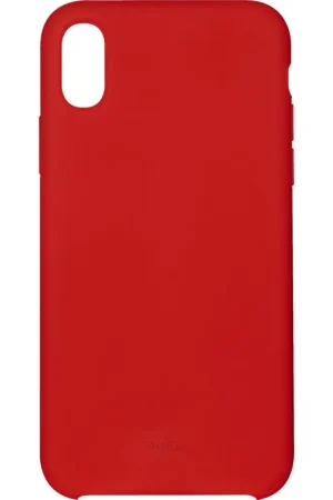 Coque iPhone XR Puro semi-rigide rouge Icon Petit Prix
