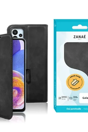 Seulement Aujourd’hui Etui Portefeuille Zanae Columbia pour Galaxy A23 Noir