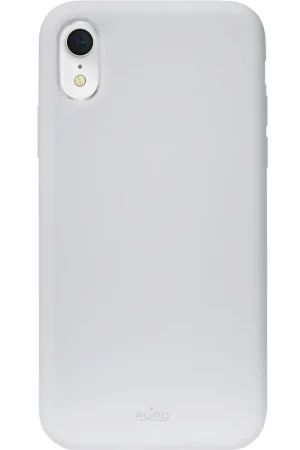 Coque iPhone XR Puro semi-rigide bleu clair Icon Prix Réduit