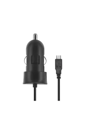 Chargeur Allume-Cigare Blueway Micro-USB Noir Prix Promo