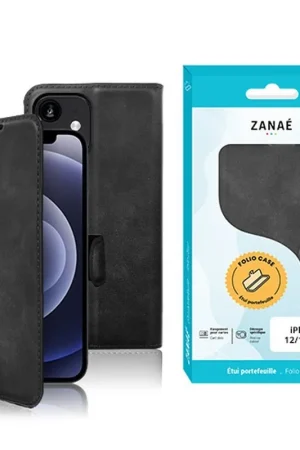 Retour Gratuit Etui Portefeuille Zanae Columbia pour iPhone 12 / 12 Pro