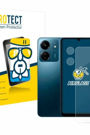 BROTECT AirGlass Protection d'écran en verre pour Xiaomi Redmi 13C (Avant+Caméra) Prix Promo