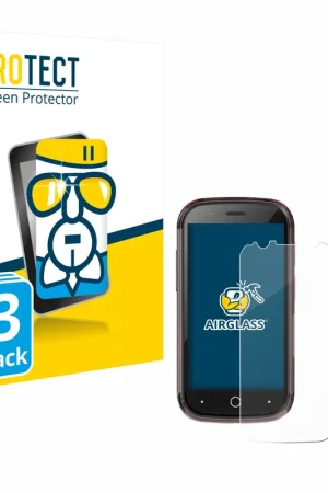 Pas Cher 3 Pièces BROTECT AirGlass Protection d'écran en verre pour Unihertz Jelly Star