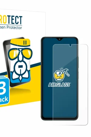3 Pièces BROTECT AirGlass Protection d'écran en verre pour Xiaomi Redmi A3 Meilleure Vente