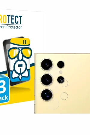 3 Pièces BROTECT AirGlass Protection d'écran en verre pour Samsung Galaxy S24 Ultra (Caméra UNIQUEMENT) Produit De Marque