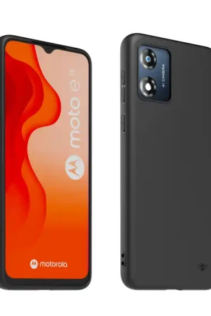 Pack pour Motorola E13 coque TPU et verre trempé Vente Directe