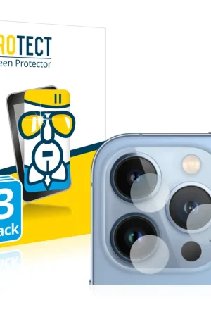 3 Pièces BROTECT AirGlass Protection d'écran en verre pour Apple iPhone 13 Pro Max (Caméra UNIQUEMENT) Nouvel Arrivage