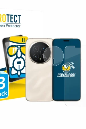 3 Pièces BROTECT AirGlass Protection d'écran en verre pour Honor Magic 8 Pro (Avant+Caméra) Livraison Express