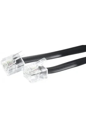 Livraison Express CORDON TÉLÉPHONIQUE RJ11 NOIR - 2 M