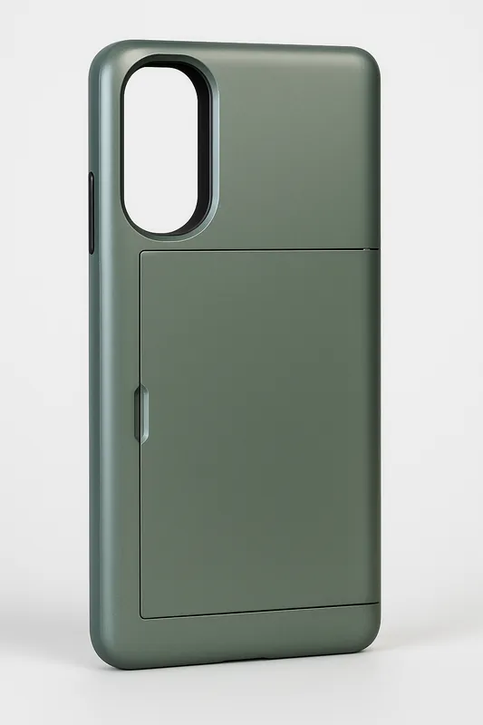 ShieldCase Coque Samsung Galaxy S25 Edge avec porte-cartes et slider (vert foncé) Offre Du Jour