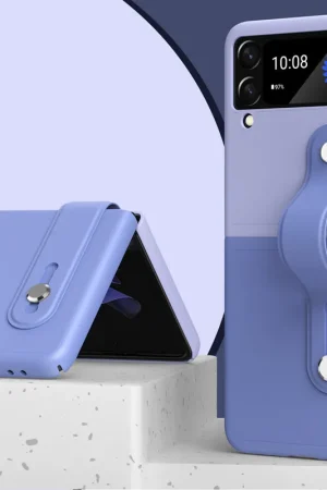 ShieldCase Coque Samsung Galaxy Z Flip 4 poignée (violet) Prix Cassé