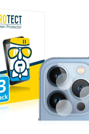 3 Pièces BROTECT AirGlass Protection d'écran en verre pour Apple iPhone 13 Pro (Caméra UNIQUEMENT) Livraison Express